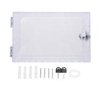 Bluebone Cassetta di sicurezza per termostato trasparente con chiave per il mantenimento della temperatura, protezione del coperchio del termostato universale ad alta visibilità e