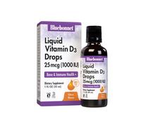 Bluebonnet Liquid Vitamina D3 cade 1000 UI Citrus trasparente profumato 1 fl oz