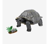 BlueBrixx Aldabra 2056 Tartaruga gigante, mattoncini da costruzione | Testa mobile, bocca e gambe, struttura carrato ricca di dettagli, targhette per il nome, a partire dai 10 anni