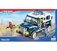 BlueBrixx Kids 107149 - Polizia municipale: Polizia SUV in blocchi di bloccaggio con 149 elementi