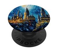 BlueCastle Enchanted Castle & Starry Night PopSockets PopGrip Adesivo