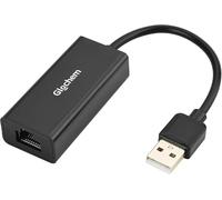 Bluechok Adattatore USB 2.0 to Ethernet da USB a RJ45 con supporto per rete Ethernet da 10/100 Mbps per Windows/Mac OS, Surface Pro/Linux (nero)