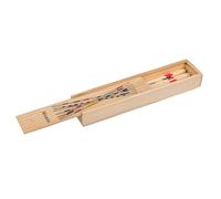 BLUECHOLON Mikado, set di abilità 41 bastoncini di legno da 19 cm, scatola di legno