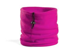 BLUECHOLON Mutandina/Cappello in pile per collo o testa in pile da 200 g/m2 con trattamento anti-pilling. Mutandine Multiposizione Unisex con chiusura a coulisse con accessorio di regolazione, fucsia,