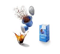 BLUECUP Capsule Ricaricabili per Macchine Nespresso (Originale), Sostenible, Capsule durevoli, Riutilizzabili per l'uso con Coperchi Bluecup, Aggiunta [6 capsule]