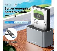 Blueendless Custodia esterna per disco rigido SAS/SATA da 2,5/3,5 pollici Sata a USB 3.0 Docking station per HDD Caddy Sata Custodia per HDD Scatola per HDD