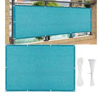 BlueFence - Protezione antivento per giardino e patio, 50 x 100 cm, fascette incluse, ideale per la protezione della privacy esterna