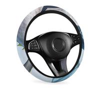 Bluefin, coprivolante per auto con tonno Thunnus, antiscivolo, protezione completa per volante, universale, 38,1 cm, per auto, camion, furgoni, SUV
