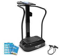 Bluefin Fitness Pedana Vibrante Dimagrante Bluefin PRO | Ginnastica da Casa a Ritmo Elevato| Console per Allenamento Completo | Rotazione dei Fianchi A 360°| Silenziosa | Altoparlanti Aux