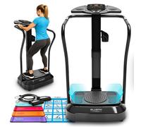 Bluefin Fitness , Pedana Vibrante PRO Unisex Adulto, Nero, Pedana Vibrante PRO