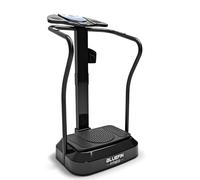 Bluefin Fitness Pedana Vibrante Dimagrante Bluefin PRO | Ginnastica da Casa a Ritmo Elevato| Console per Allenamento Completo | Rotazione dei Fianchi a 360°| Silenziosa | Altoparlanti Aux