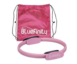 Bluefinity 10x anello da pilates rosa con borsa