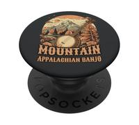 Bluegrass-Banjo Suonatore banjo Mountain-Appalachian Banjo PopSockets PopGrip Adesivo