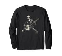 Bluegrass-Banjo Suonatore di Banjo Country-Music Banjo Maglia a Manica