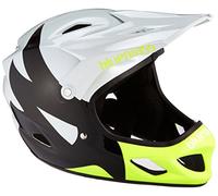 Bluegrass Explicit Casco da Bicicletta, Unisex - Adulto, Bianco/Nero/Giallo, 58-60 cm