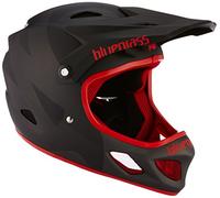 Bluegrass Explicit, Casco da Bicicletta Unisex - Adulto, Nero/Rosso Opaco, 54-56 cm