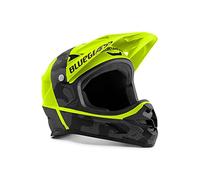 Bluegrass Intox Casco da bicicletta blu petrolio giallo fluo opaco M