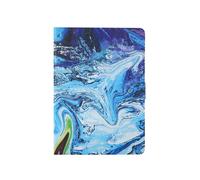 (BlueGreen) Pattern Printing Card Slots Flip Leather Tablet Protective Case for iPad 9.7-inch (2018)/(2017)/iPad Pro 9.7(2016)/iPad Air/Air2