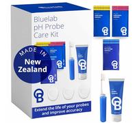 Bluelab CAREKITPH PH Probe Care Kit with Calibration Solution, Storage Solution, And Brush