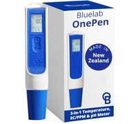 Bluelab OnePen - un misuratore di temperatura, EC/PPM e pH 3 in 1, letture veloci - scambio dati Bluetooth e monitoraggio in-app - sonda sostituibile