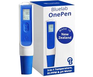 Bluelab OnePen - un misuratore di temperatura, EC/PPM e pH 3 in 1, letture veloci - scambio dati Bluetooth e monitoraggio in-app - sonda sostituibile
