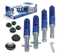 Blueline Coilovers Con Set Piastre Camber Adatto A per VW Golf 2 Anno 08.1983-