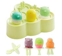 Bluelves Stampi per Ghiaccioli Silicone, Stampini per Ghiaccioli Bambini, Formine Ghiaccioli Riutilizzabili, Piccoli Stampi per Gelato, Popsicle Molds, Forma Carina