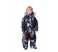 Bluemagic Tute da Neve Bambino e Ragazzi, Tute da Sci Bambine e Ragazze, Tuta da Neve di un Pezzo Bambini Antivento, Calda, Impermeabile e Traspirante(Universo, 140 cm, 9-10 Anni)