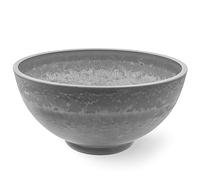 Blümelhuber Ciotola boho grigia da piantare o come mini laghetto per terrazze, giardini e balconi, grande vaso per piante