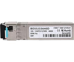 Blueoptics Ex-SFP-10ge-BX33-40-BO Modulo di ricetrasmettitore di rete Faser Optics 10000 Mbit/S SFP+ (Ex-SFP-10GE-BX33-40-Bo) NEW