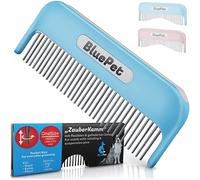 BluePet® Pettine magico per cani e gatti a pelo lungo - Elimina i nodi - Pettine per cani - Utilizzabile anche come spazzola per gatti - Funzione brevettata