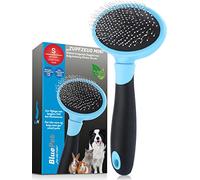 BluePet® Spazzola per gatti e cani di piccola taglia, spazzola per conigli - Rimuove delicatamente il sottopelo, i grovigli e il feltro - Pettine Mini per la toelettatura quotidiana.