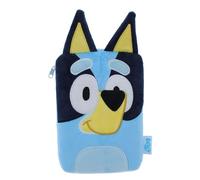Blueprint Collections Bluey - Astuccio in peluche, morbido astuccio con cerniera per bambini, grazioso astuccio per cancelleria per scuola e casa, regalo blu