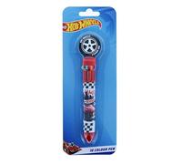 Blueprint Collections Hot Wheels Penna multicolore | Penna per scrivere e colorare per bambini | Hot Wheels Cancelleria | Penna divertente per ragazzi | Forniture per il ritorno a scuola