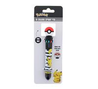 Blueprint Collections Penna Pokemon multicolore | 10 colori di inchiostro con divertente topper Poké Ball che gira | Elementi essenziali per il ritorno a scuola | Cancelleria, regali e accessori