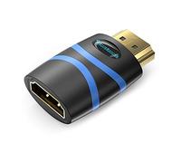 BlueRigger Adattatore 4K HDMI CEC Less (UHD, ARC, 1080p, Ethernet), maschio a femmina, blocco HDMI CEC, compatibile con HDTV, TV Stick, Chromecast, Nintendo Switch, Xbox, PS3, laptop, PC, console di