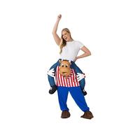 Blues Group Costume da bullo, con licenza ufficiale, serie televisiva Bullseye, divertente costume da cavalcabile, taglia unica per la maggior parte degli adulti