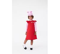 Blues Group Costume da Peppa Pig per bambine, con licenza ufficiale, Giornata mondiale del libro, feste e travestimenti, età 2-6 anni (4-6 anni)