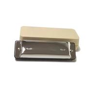 Blues Harp 10 Fori Armonica A Bocca Piastre Di Copertura In Acciaio Inox ABS Pettine Chiave C Temperamento Equabile(E Tone)