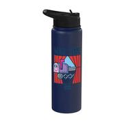 Blues Indizi Tempo di posta Stainless Steel Insulated Water Bottle