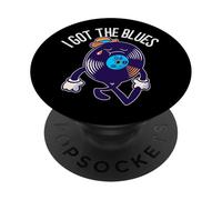 Blues Music Teacher Music Lover Musician Gift PopSockets PopGrip Adesivo
