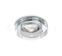 Faretto Incasso Moderno Blues Alluminio Trasp. 1 Luce Gu10 5W 3000K Luce Calda