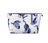 Blues Sassofono Pianoforte Violoncello Basso, Borsa per il trucco Borsa per cosmetici Borsa da toilette da viaggio portatile Borsa da toilette