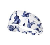 Blues Sassofono Pianoforte Violoncello Basso,Fascia elastica per capelli multiuso unisex, fascia antisudore sportiva