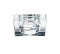 LAMPADA DA INCASSO BLUES FI SQUARE TRASPARENTE