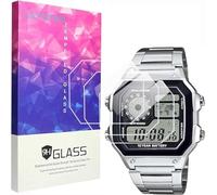 Blueshaweu 3 Pezzi Vetro Temperato Compatibile per AE-1200WH watch, Pellicola Protettiva Schermo in Vetro Temperato Alta Risoluzione Compatibile con Casio watch AE-1200, AE-1200WH, AE-1300 (Glass)
