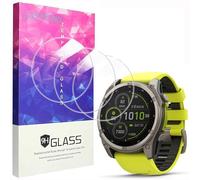 Blueshaweu 3 Pezzi Vetro Temperato Compatibile per GARMIN Fenix 8 51mm AMOLED,Solar, Pellicola Protettiva Schermo in Vetro Temperato Alta Risoluzione GARMIN Fenix 8 51mm AMOLED,Solar. (Glass)
