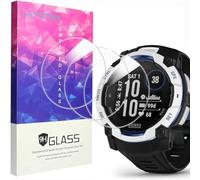 Blueshaweu 3 Pezzi Vetro Temperato Compatibile per Garmin Instinct 3,Pellicola Protettiva Schermo in Vetro Temperato Alta Risoluzione per Instinct 3 50mm,Solar,AMOLED (Instinct 3 AMOLED, Solar, 50mm)