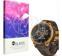 Blueshaweu 3 Pezzi Vetro Temperato Compatibile per Garmin Instinct Crossover,Pellicola Protettiva Schermo in Vetro Temperato Alta Risoluzione per Instinct Crossover AMOLED,Tactical Edition (Glass)