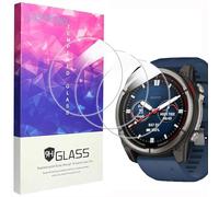 Blueshaweu 3 Pezzi Vetro Temperato Compatibile per Garmin Quatix 8 51mm Smartwatch, Pellicola Protettiva Schermo in Vetro Temperato Alta Risoluzione Compatibile con Garmin Quatix 8 51mm (Glass)